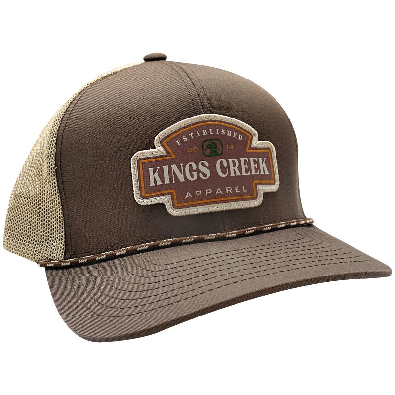 Marquee Patch Rope Hat-Brown