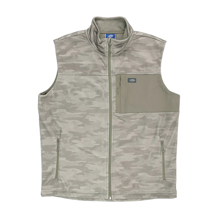 Ripcord Tactical Softshell Vest - Khaki Blur Camo