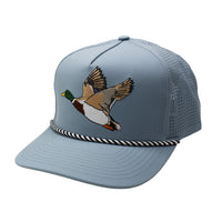 Mallard Perf Rope Hat - Light Blue