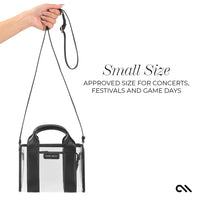 Clear Stadium Bag- Midnight Black