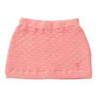 Girls Quilted Skirt- Geranium Pink
