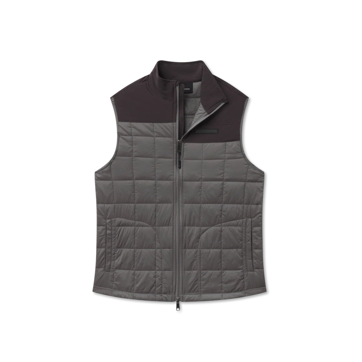Falcon Hill Quilted Vest- Dark Gray