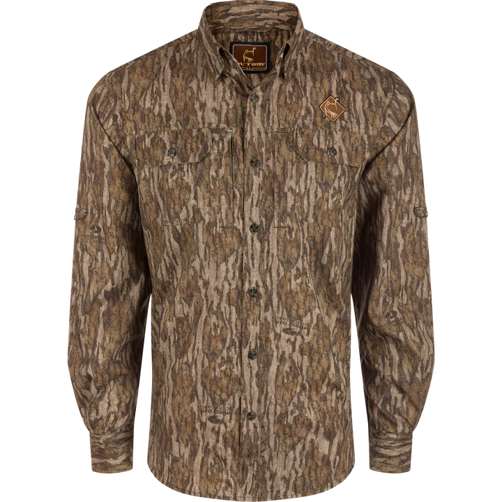 Men's LS Camo Wingshooter Trey - Bottomland