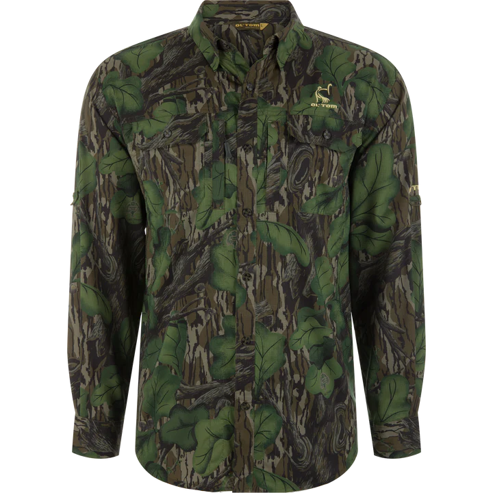 Men's LS Camo Wingshooter Trey - Full Foilage