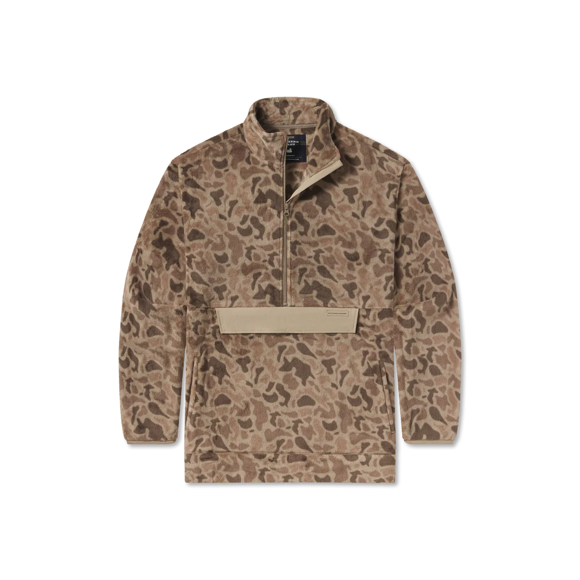 Wadsworth Fleece Pullover - Retro Camo Khaki
