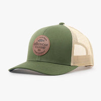 Lemonade Leather Trucker - Olive