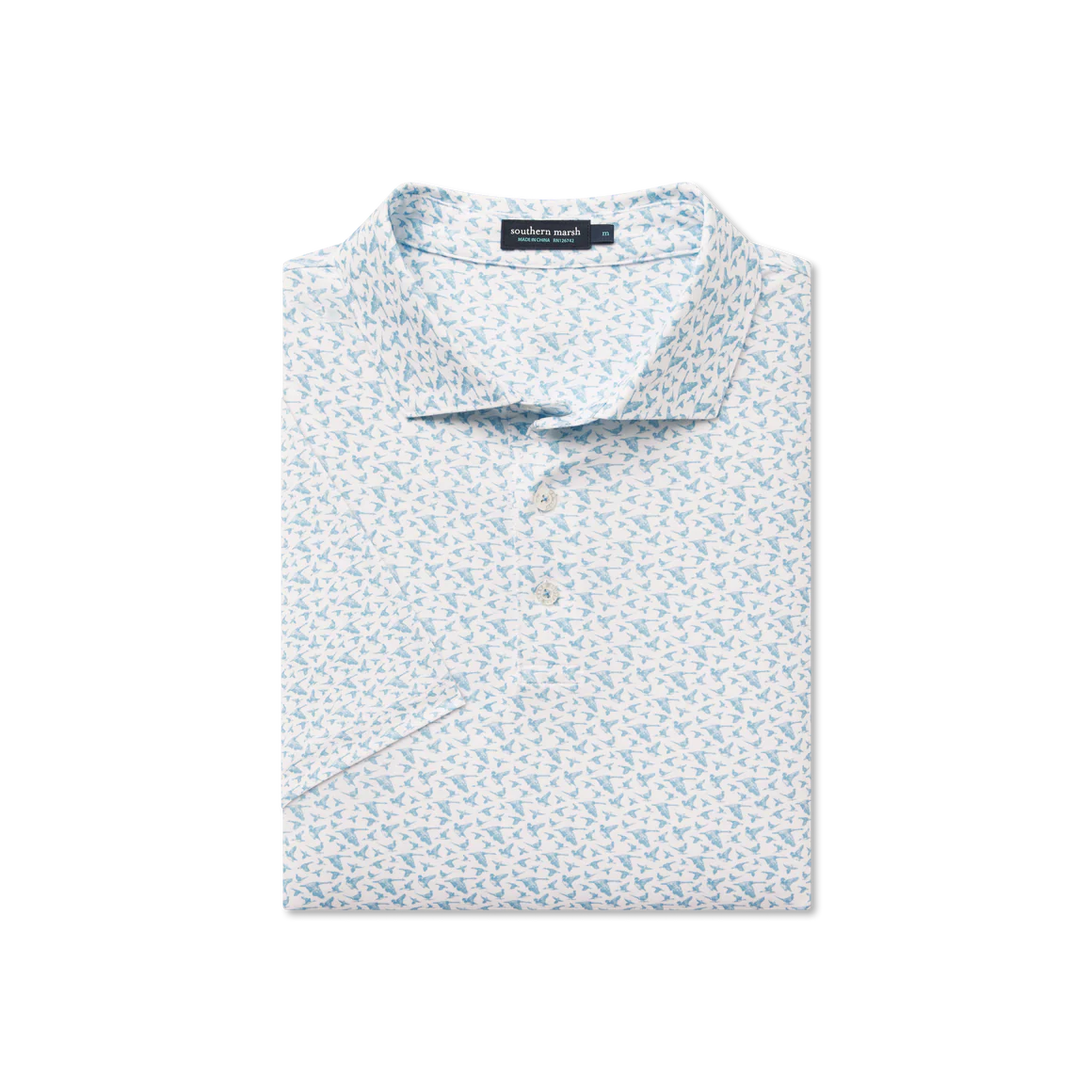 Flyline Performance Polo - In Flight- White