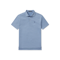 Maybourne Featherlight Stripe Polo - Lilac & Mint