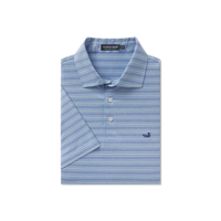 Maybourne Featherlight Stripe Polo - Lilac & Mint
