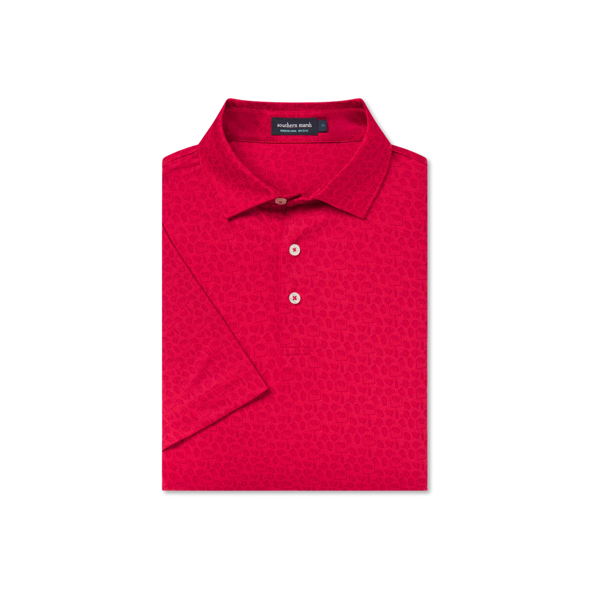 Goal Line Performance Polo-Red