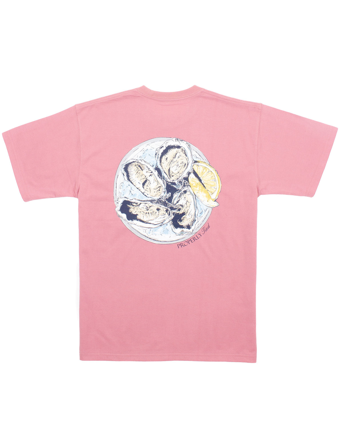 Oyster Tray SS Tee - Salmon