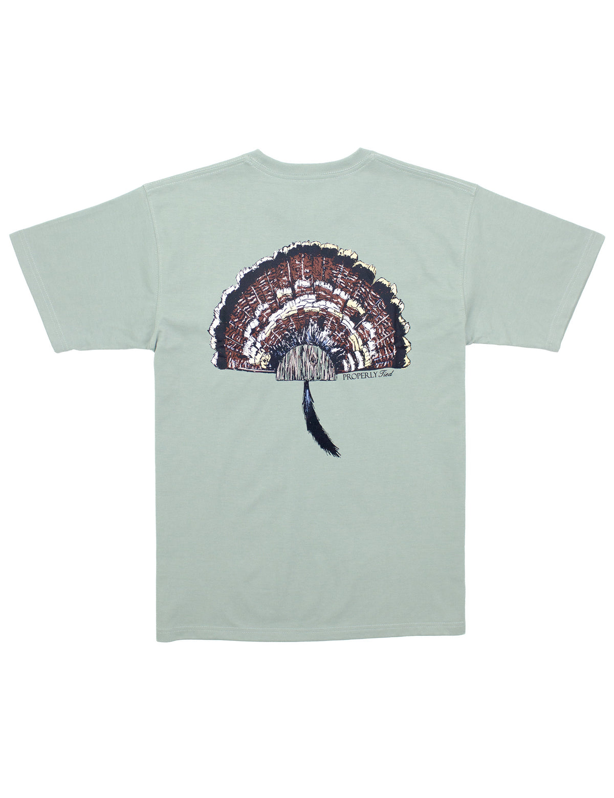 Boys Turkey Mount Tee - Chrome Grey