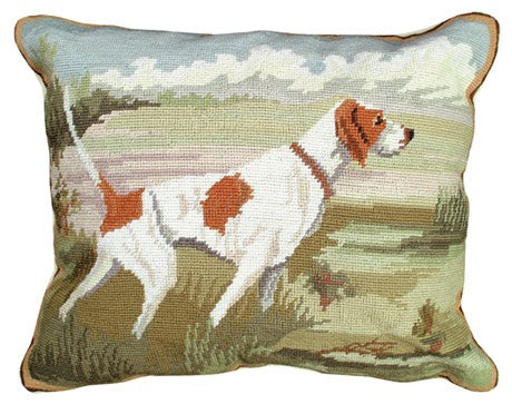 Pointer In Field Pillow