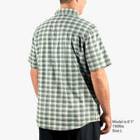 Portside SS Button Down Fishing Shirt - Jade Dust