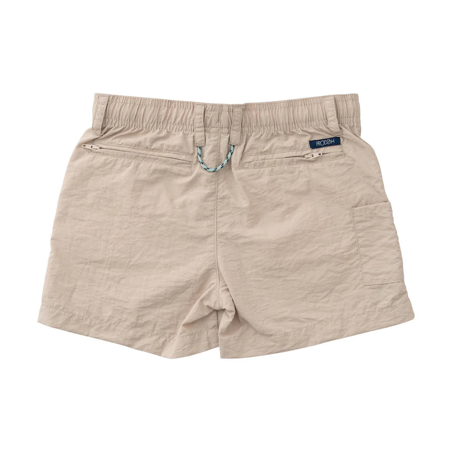 Boys' Outrigger Performance Shorts in Summer Khaki