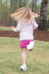 Girls Creekside Court Skort in Rose Sorbet