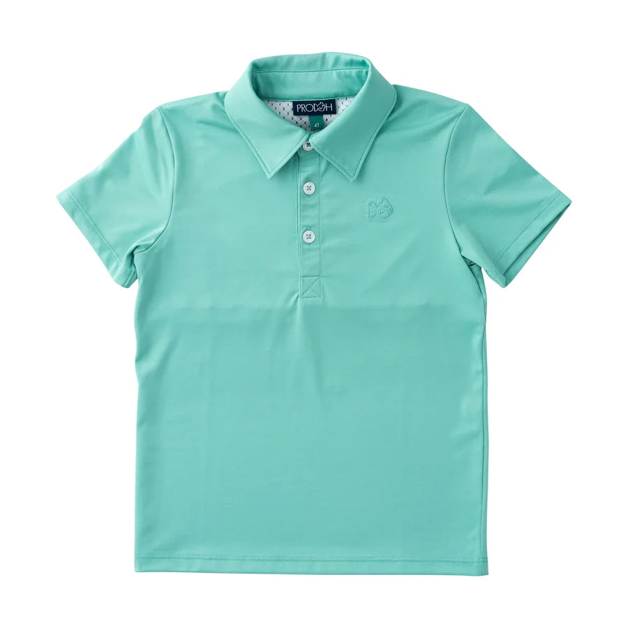 Boys' Short Sleeve Pro Performance Polo - Marine Green