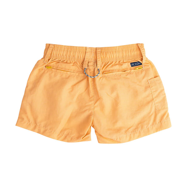 Boys' Outrigger Performance Shorts in Orange Chiffon