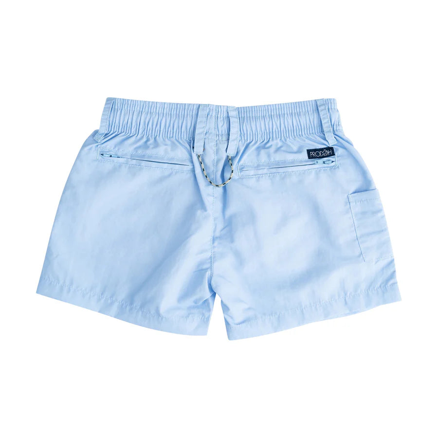 Boys' Outrigger Performance Shorts –   Windsurfer Blue