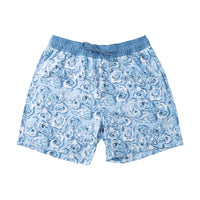 Mens Boogie Board Swim Shorts- Oyster Shell Print
