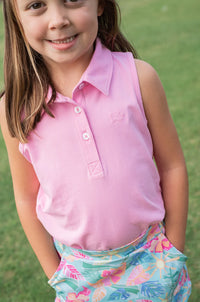 Girls' Carolina Catch Skort — Tropical Palm Paradise Print