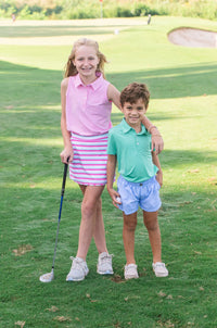 Boys' Short Sleeve Pro Performance Polo - Marine Green