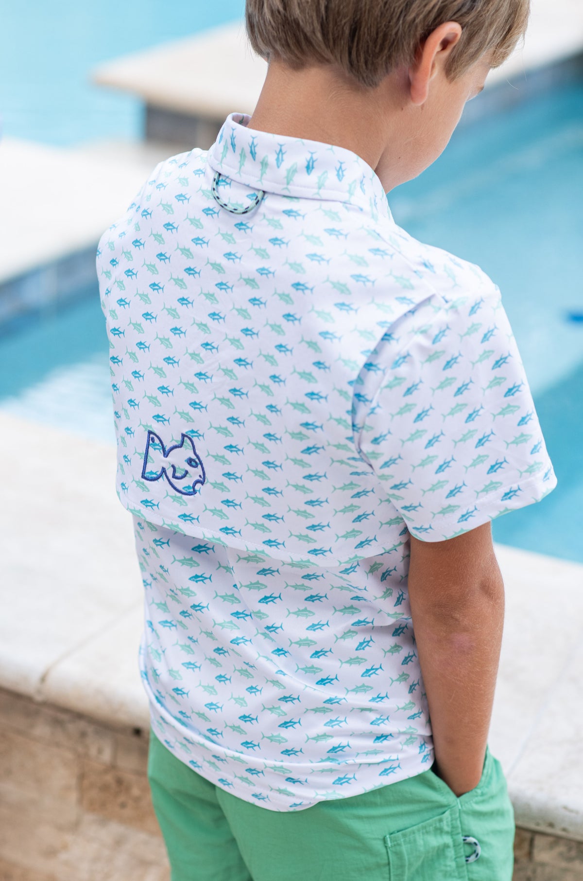 Pro Performance Polo -  Twin Tuna Print