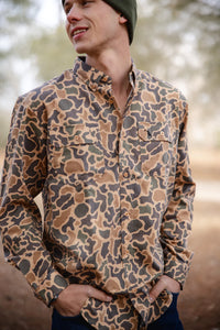 Camo Button-Up - Old School Camo