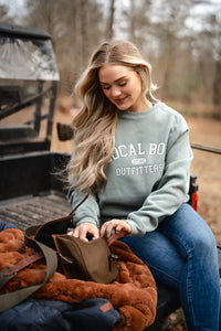 Cotton Crewneck - Dusty Green