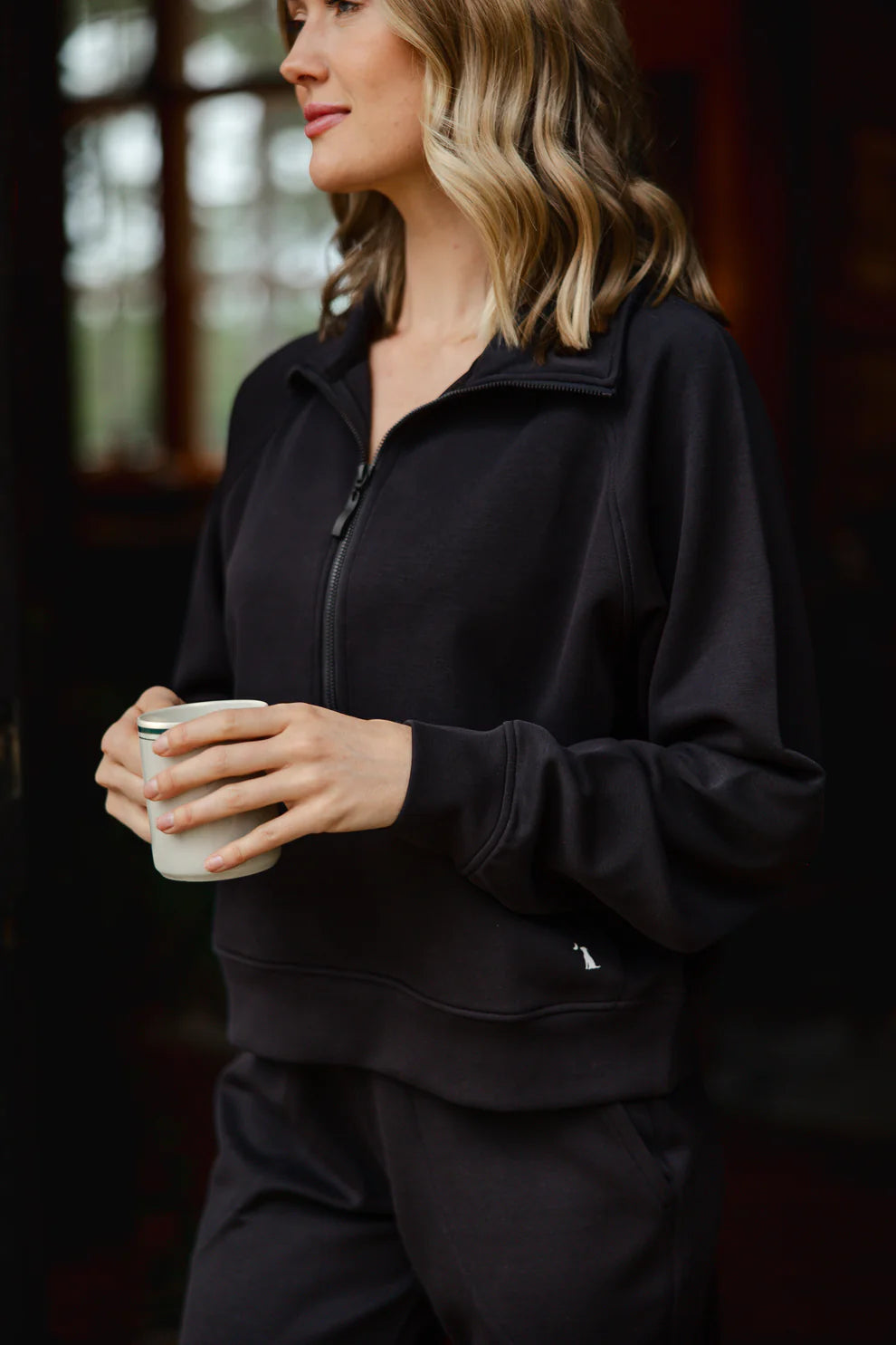LG Freelance Quarter Zip- Black