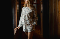 LG Revive Crewneck Top - Forest Camo Flora