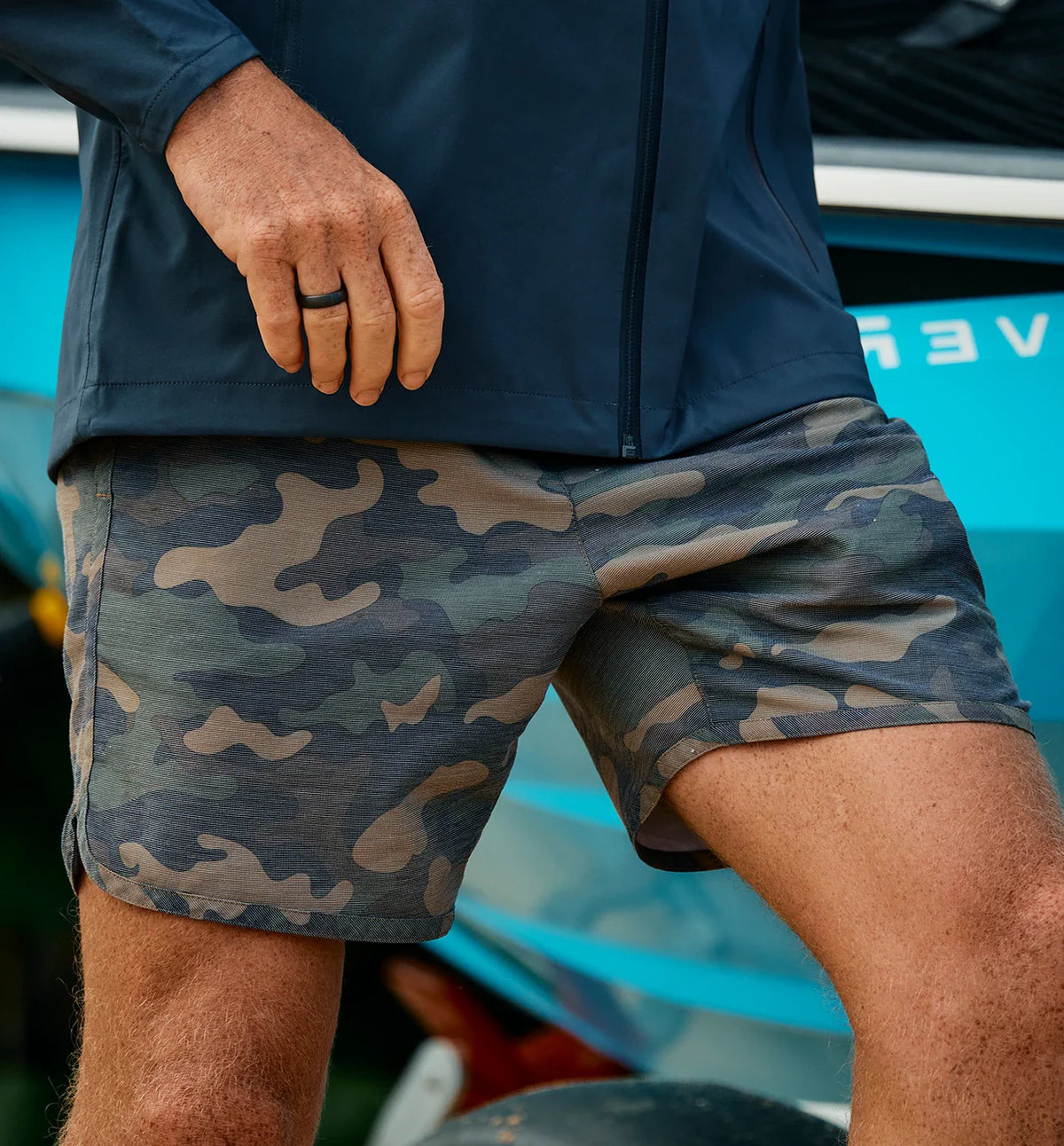 Men's Reverb Short – 7"-Woodland Camo Print