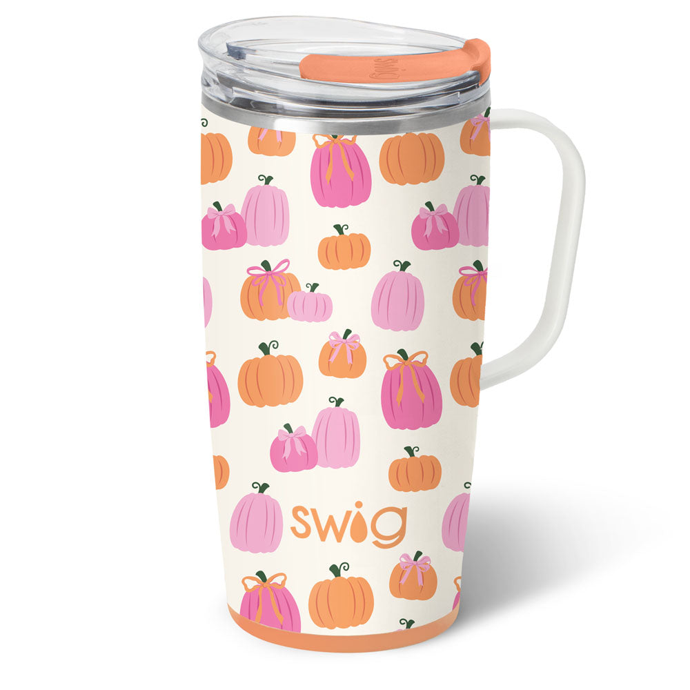 Preorder Pumpkins and Bows Travel Mug 22oz