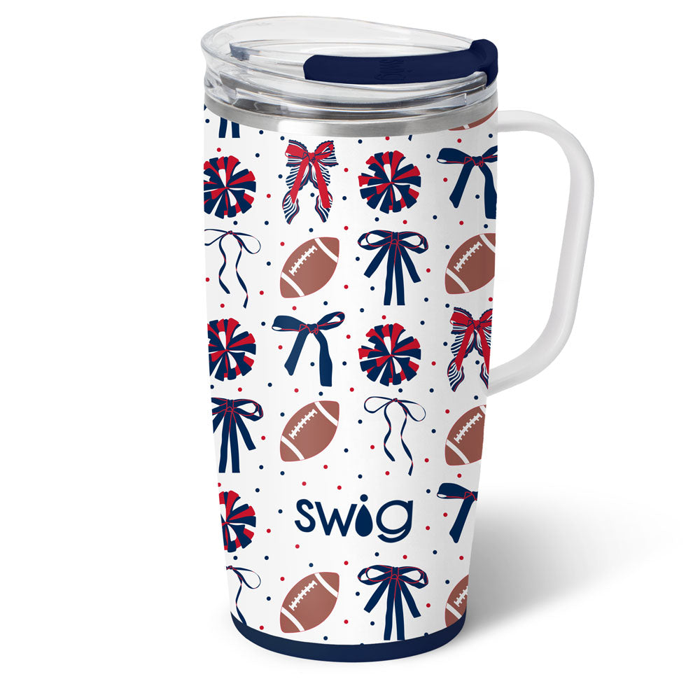 Preorder We've Got Spirit Navy/Red Travel Mug 22oz GAMEDAY