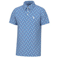 Dirty Myrtle Old Fashion Polo- Blue
