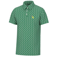 Dirty Myrtle Golf Polo- Green