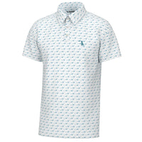 Dirty Myrtle Golf Polo- White