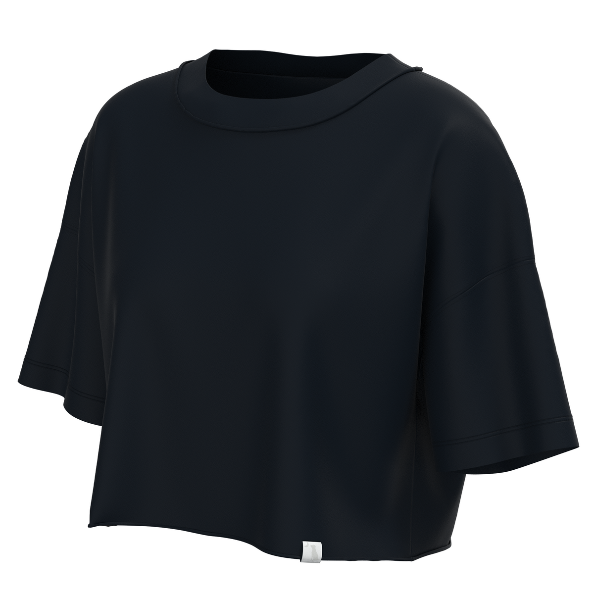 LG Boxy Crop Tee - Black