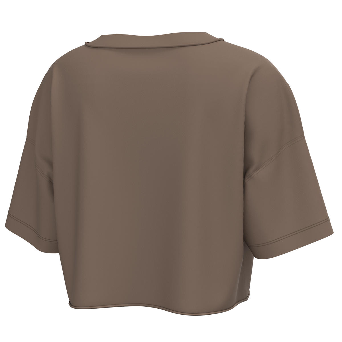 LG Boxy Crop Tee - Cocoa
