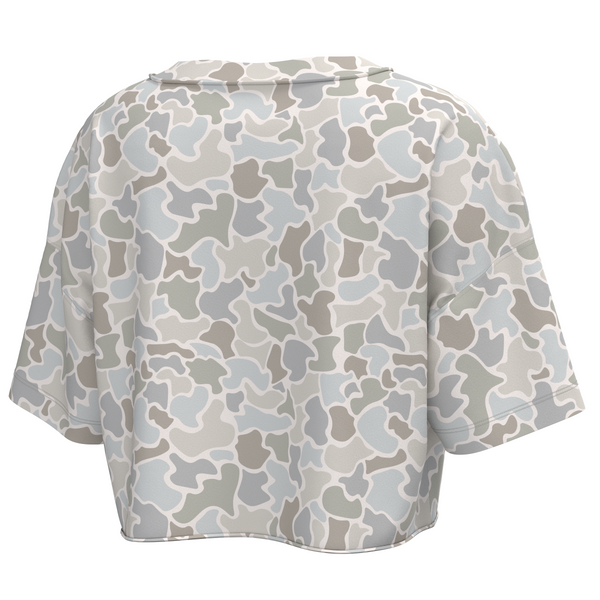 LG Boxy Crop Tee - Saltwater