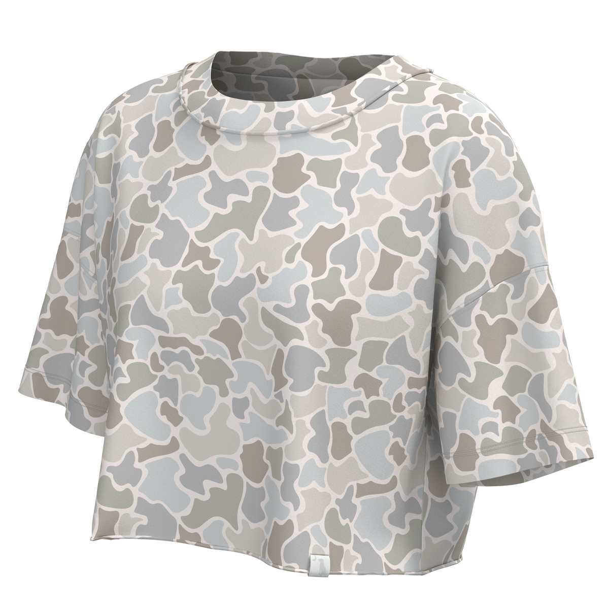 LG Boxy Crop Tee - Saltwater