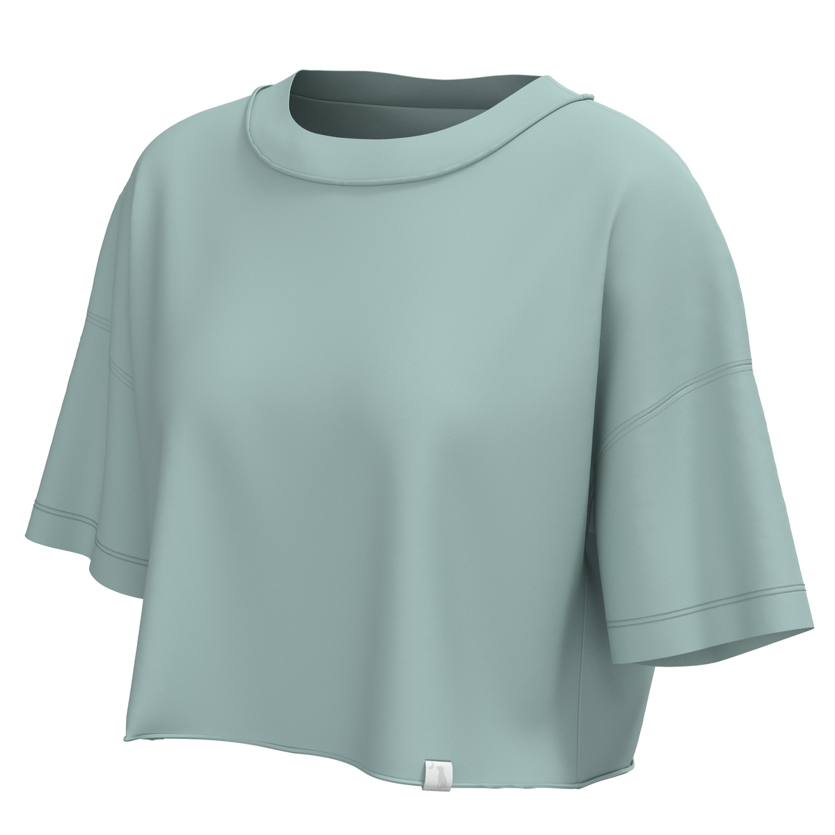 LG Boxy Crop Tee - Jade