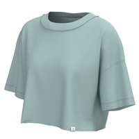 LG Boxy Crop Tee - Jade