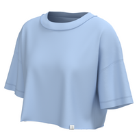 LG Boxy Crop Tee - Periwinkle