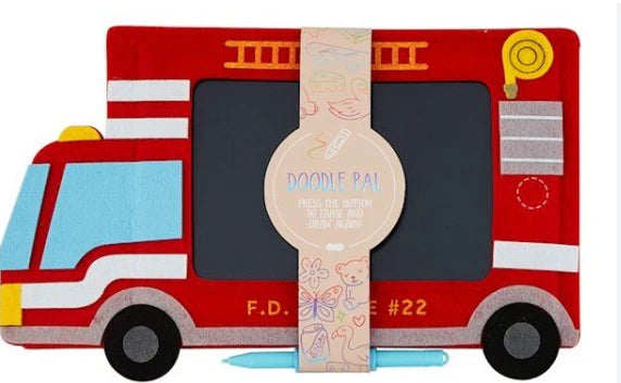 Fire Truck Felt Doodle Pad