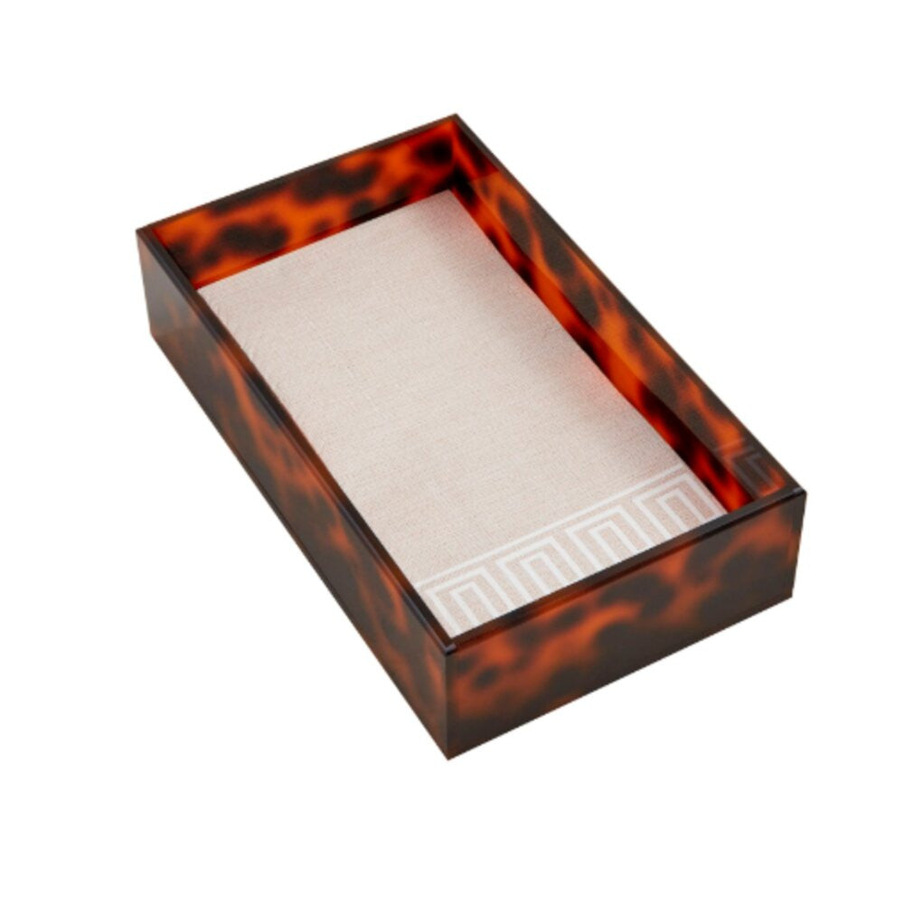 Tortoise Guest Towel Caddy Set