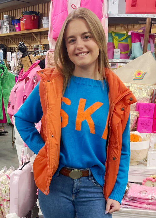 Ski Sweater - Turquoise