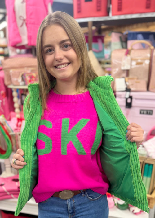 Ski Sweater - Pink