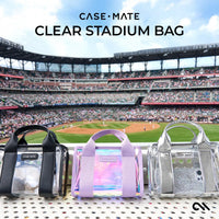 Clear Stadium Bag- Iridescent