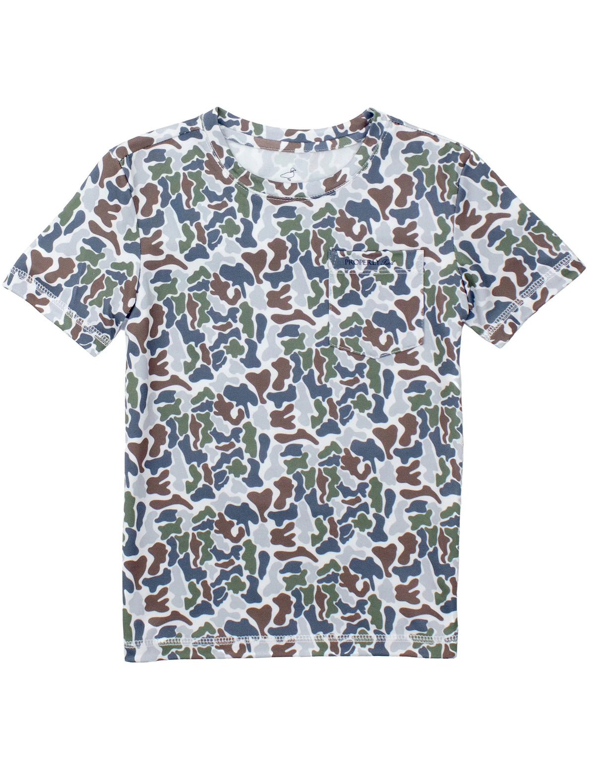 Boys Ravine Pocket Tee SS- Terra Camo